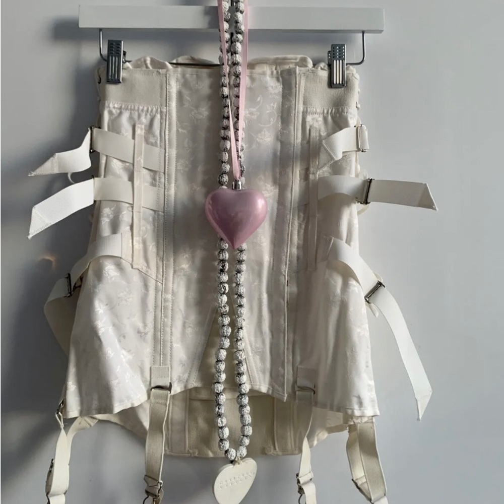 CAMP Vintage Bridal Corset Girdle Corset 29” Garters Shaper Ref. # 9144 White